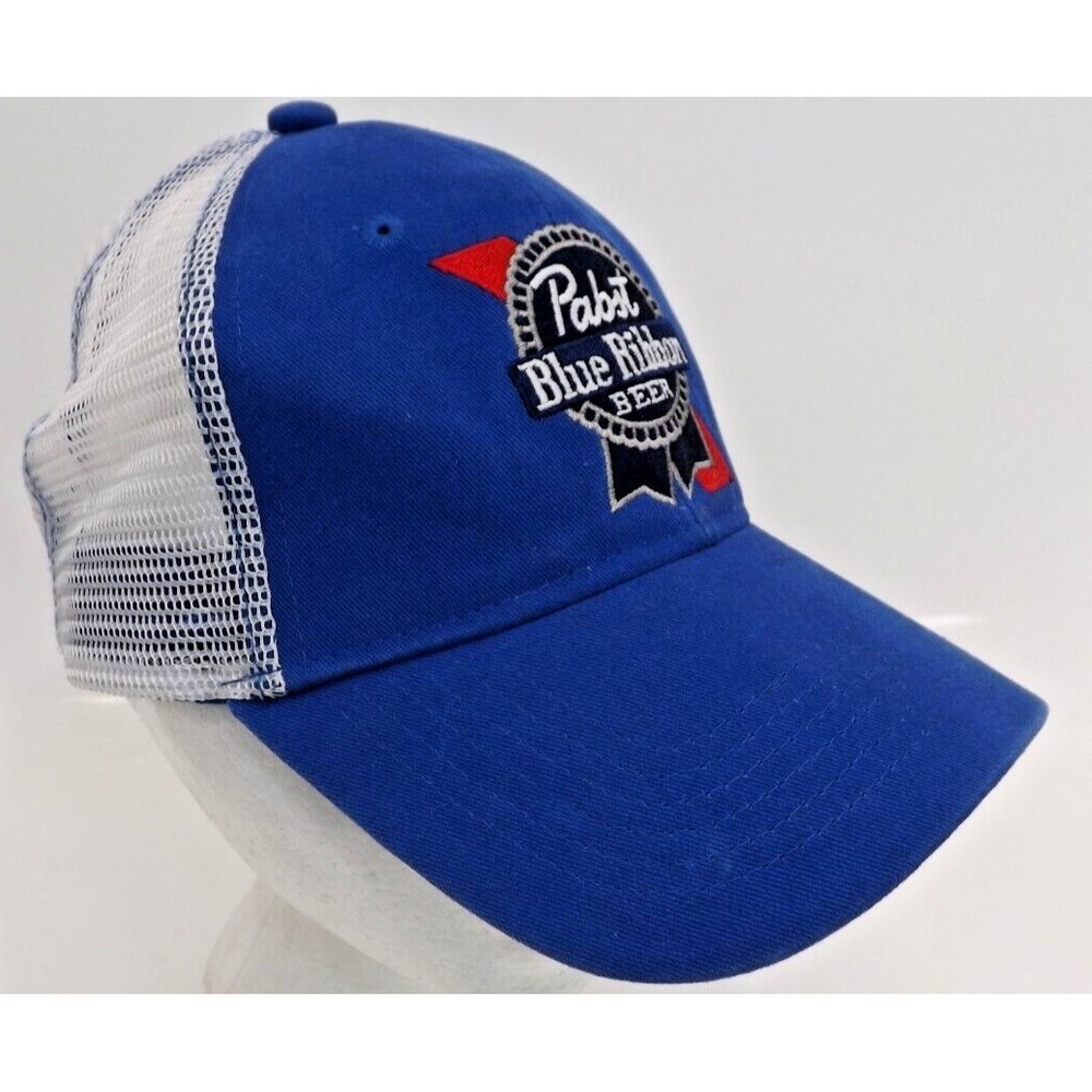 PABST Blue Ribbon Beer by Cap America Snapback Red Trucker's Hat Cap